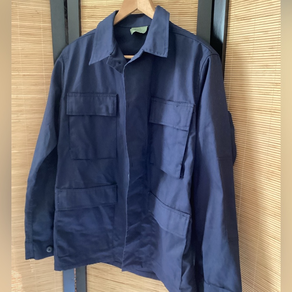 ROTHCO BDU Utility Shirt navy twill NWOT